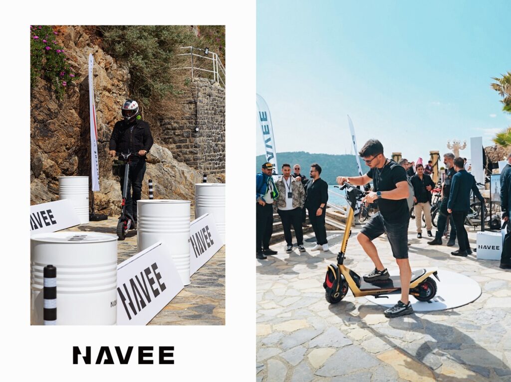 Crowds gathered at the NAVEE launch event,
where attendees showed strong interest in the brand’s cutting-edge products
