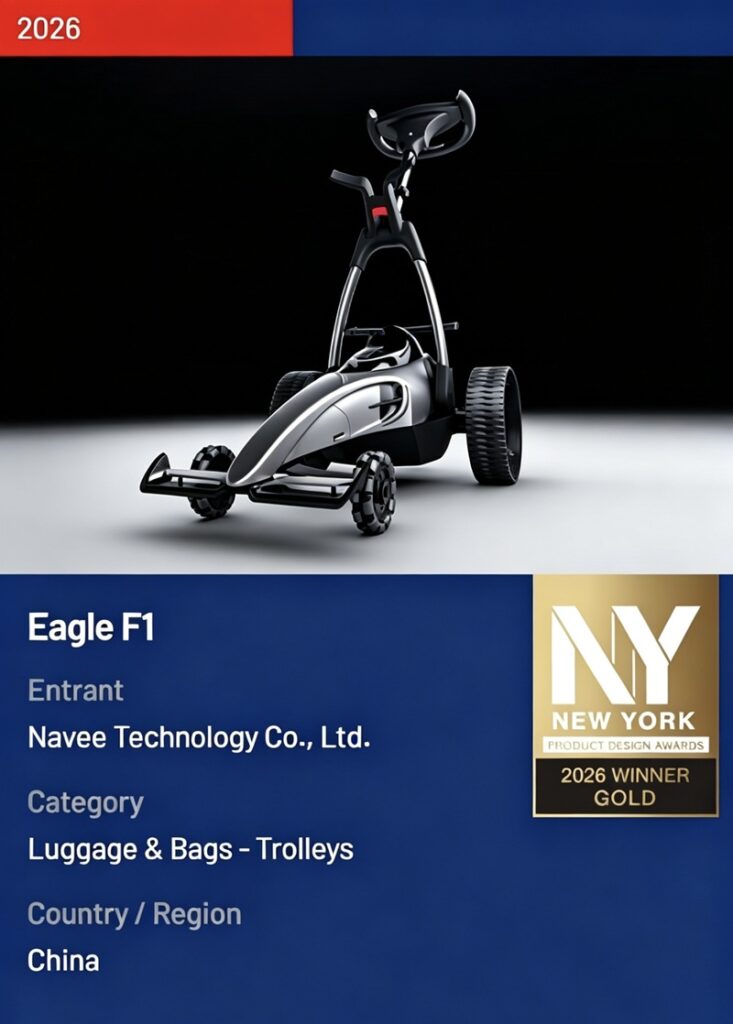 NAVEE Eagle F1, 2026 NY Product Design Awards Gold Winner